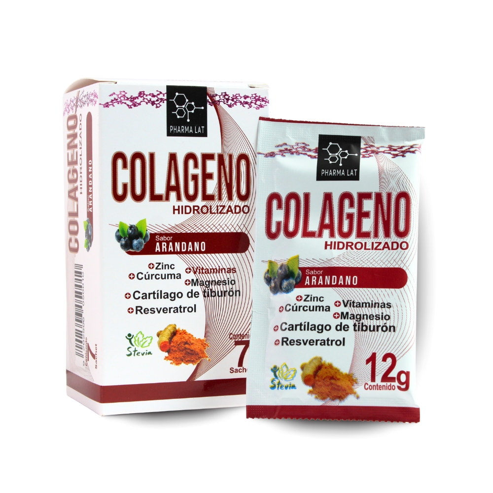 Colágeno Hidrolizado Pharma Lat Sabor Arándanos: El Suplemento Premium para tu Salud y Bienestar