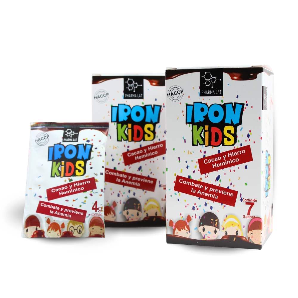 Iron Kids Pharma LAT Cacao y Hierro Hemínico: La solución nutricional para prevenir la anemia infantil